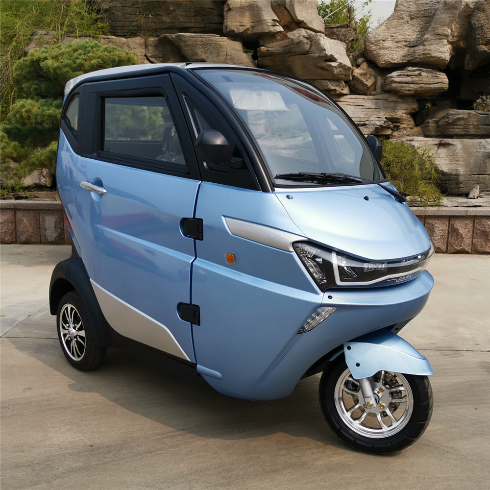 EEC mini electric car 2 seater battery vehicles cabin mobility scooter