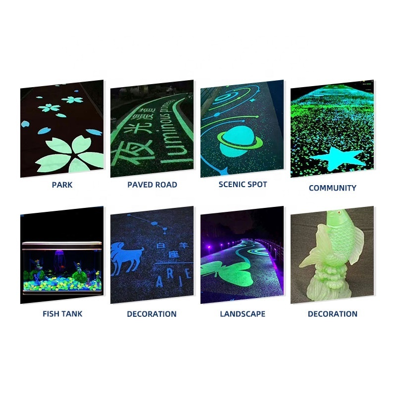 Fish Tank Decoration 3-5cm Glow In The Dark Stones Glow Stones Luminous Pebbles For Decoration