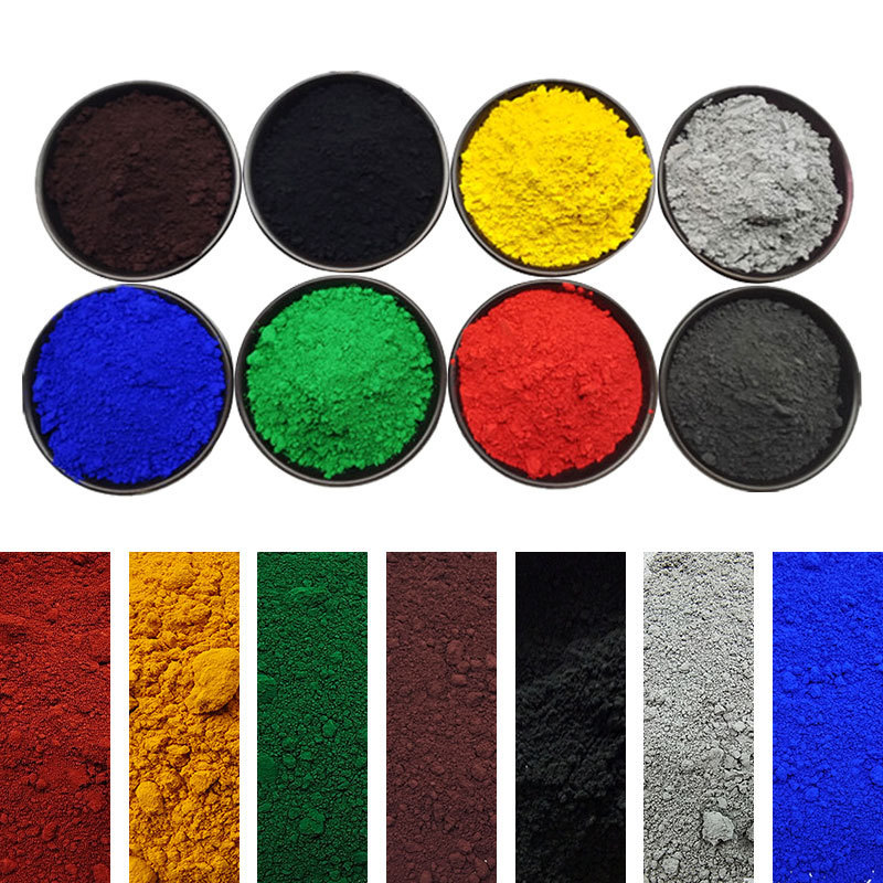 high quantity iron oxide pigment powder iron oxide red/green/purple/yellow