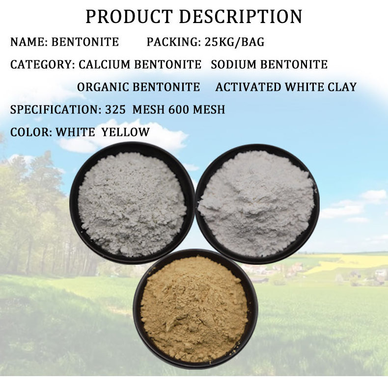 China Factory Supply High Viscosity Bentonite Clay Sodium Bentonite For Iron Casting CAS 1302-78-9