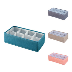 Foldable Cloth Storage Box Underwear Drawer Organizers Closet Organizer For Underwear, Bra, Socks