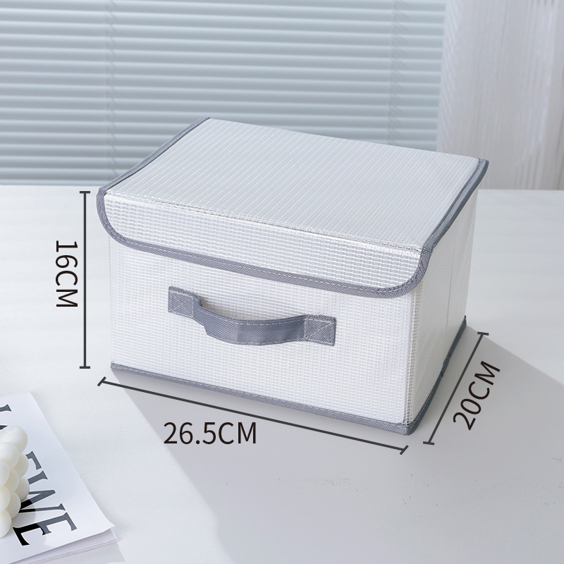 Multi-function clothing storage bin waterproof Double lid storage box storage bins