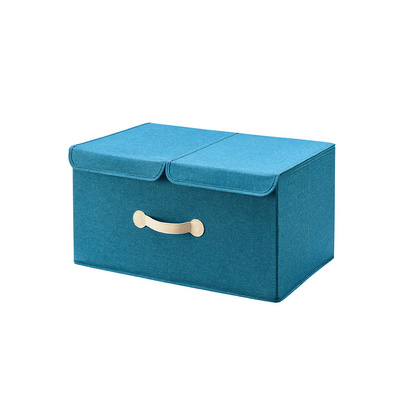 Foldable Kids Cloth Fabric Storage Bins Organizer Collapsible Large Toy Storage Box & Bins with Lid