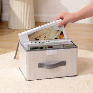 Multi-function clothing storage bin waterproof Double lid storage box storage bins