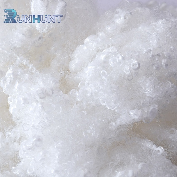 Wholesale GRS 15D51mmY Silicon Conjugated Siliconized Polyester Hollow Fiber With Silicone