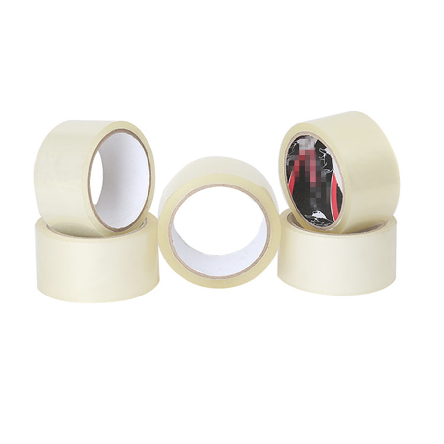 White BOPP Self-Adhesive Packing Tape Acrylic Glue Carton Sealing Jumbo Roll Packaging Tape