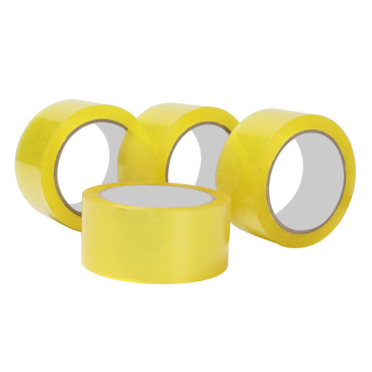 No Bubbles Clear Lightly Yellowish Bopp Packing Tape Transparent Clear Adhesive Sealing Tape