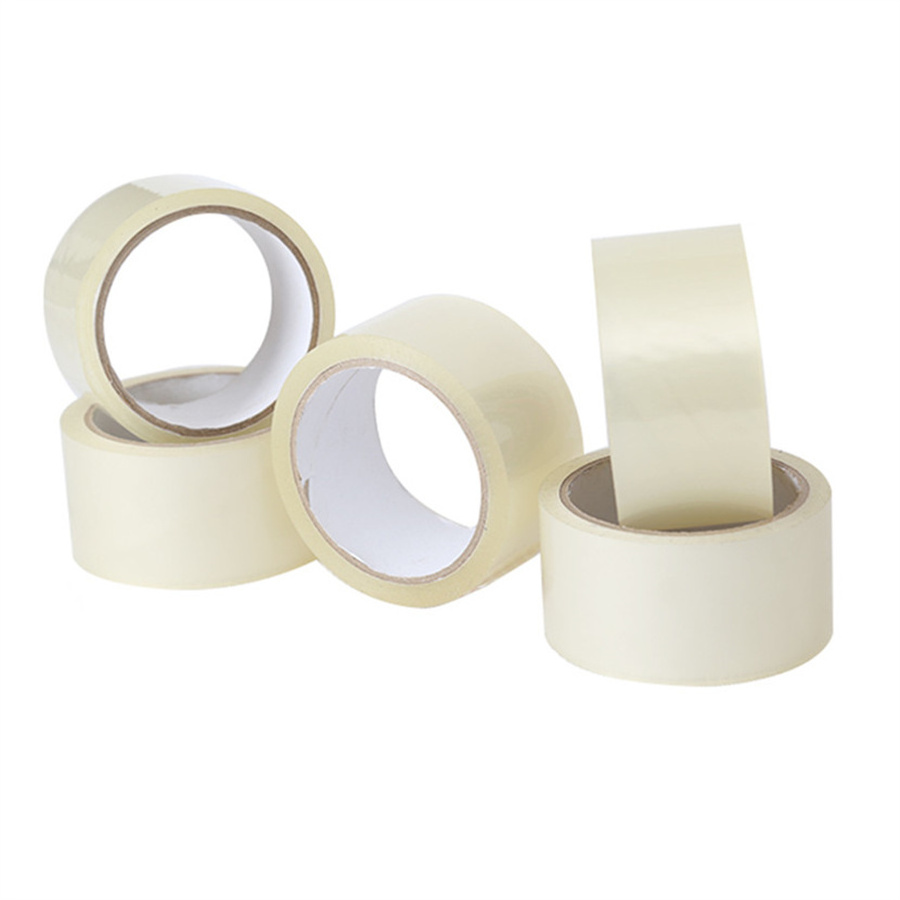 White BOPP Self-Adhesive Packing Tape Acrylic Glue Carton Sealing Jumbo Roll Packaging Tape