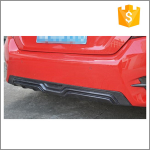 Carbon Fiber Rear Diffuser for Hondas Civics 2016 10th gen