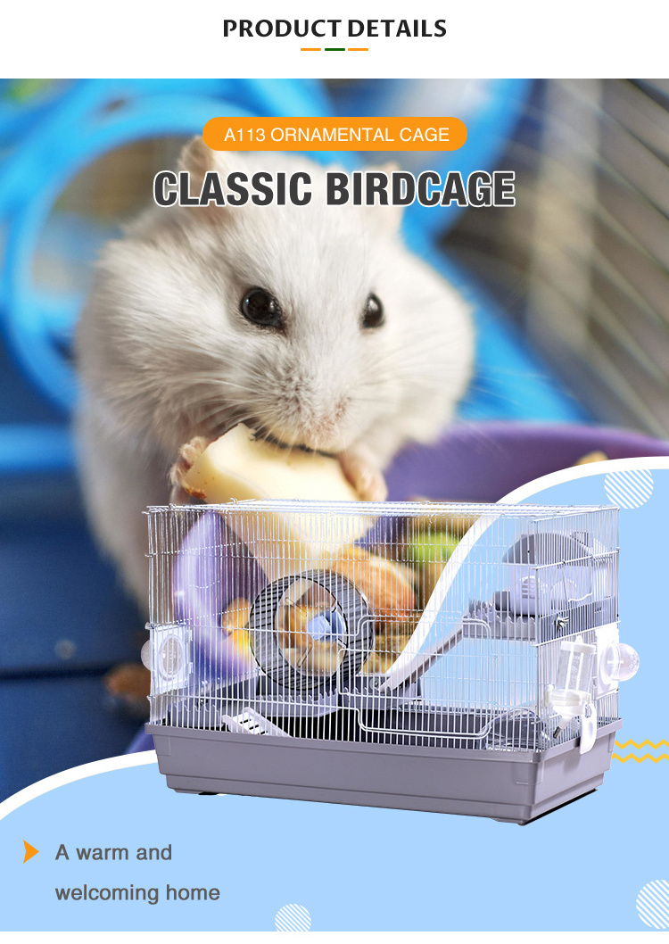 Manufacturer Luxury Foldable Cheap Acrylic Portable Large Small Hamster Castle Luxury Hamster Cage