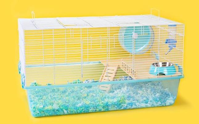 Factory Direct Supply Premium Big Wooden Accessories 2 Levels Visible Hamster Cage