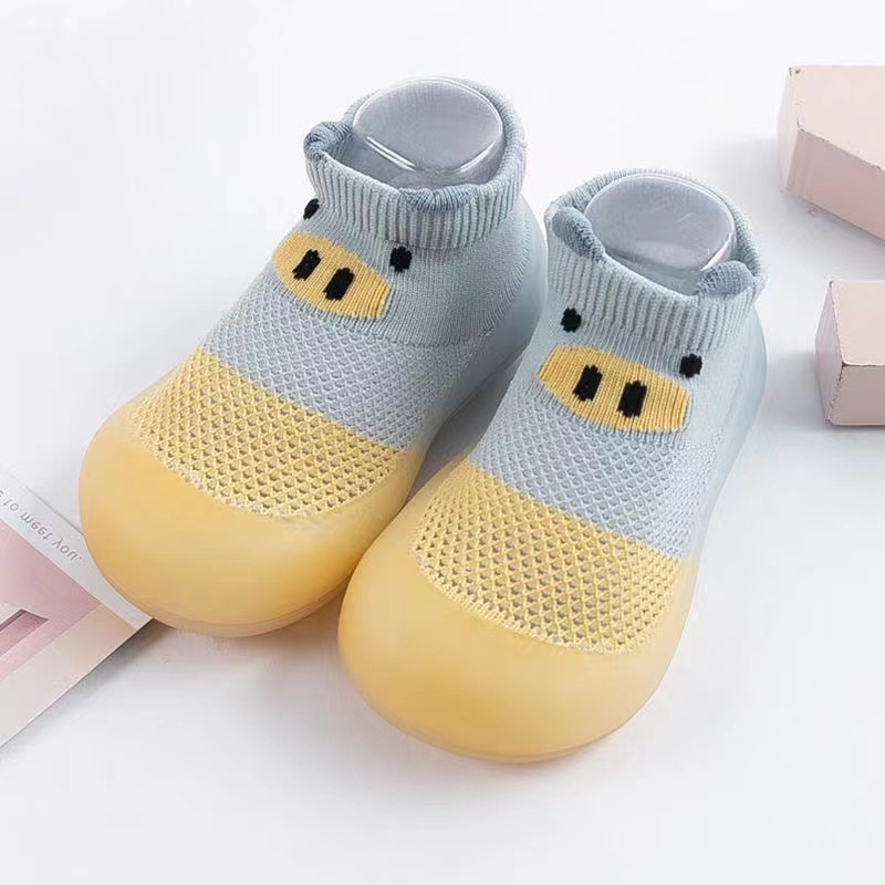 New Design Baby Toddler Sock Shoes Soft Sole Shoes Breathable Cotton First Walking Shoes Anti-slip For Kids Baby