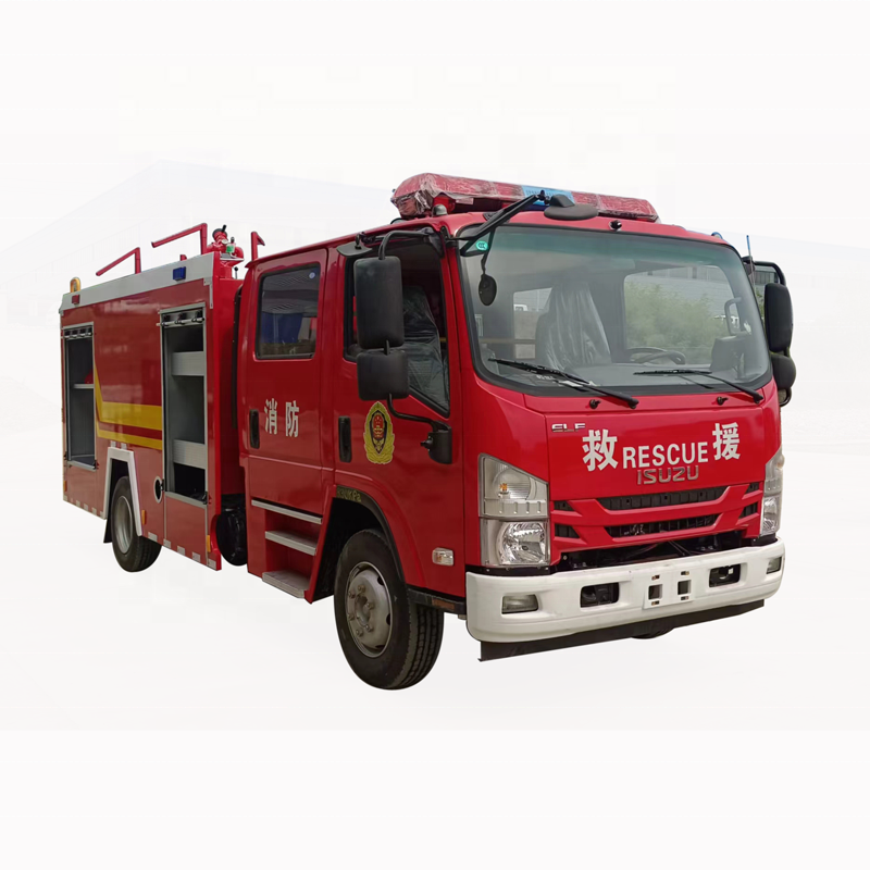 Japan Isuzu 4X2 3500 liters  water fire truck