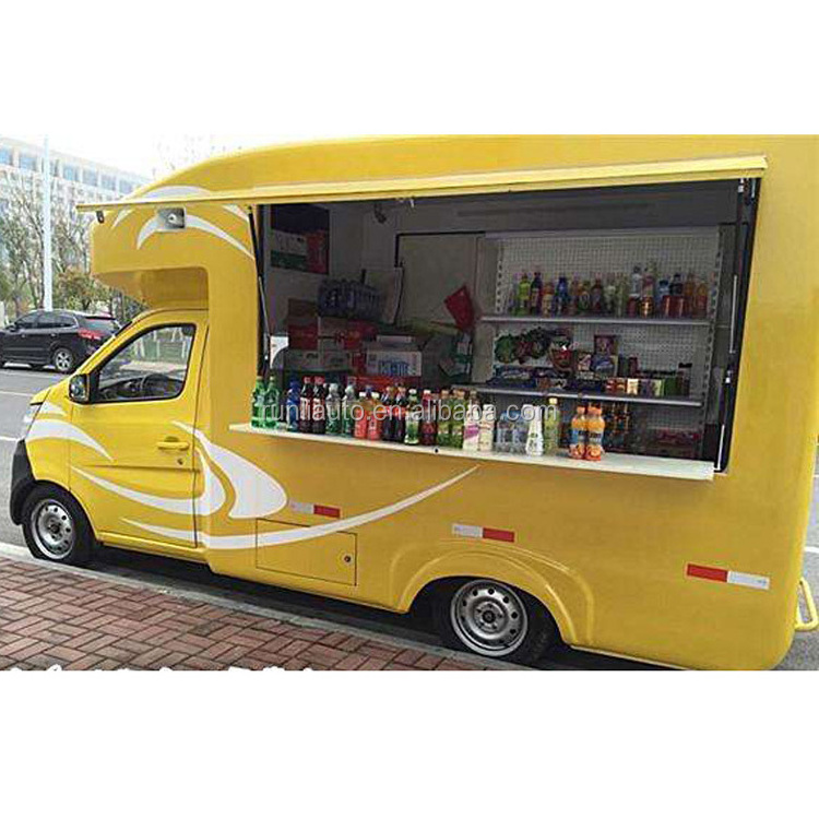 New Design Hot Sale Bottom Price Gasoline Type Mobile Mini Mobile Food Truck