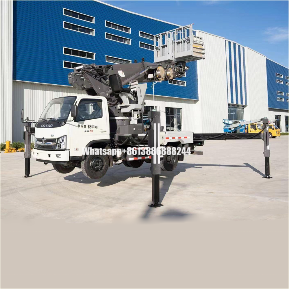 FOTON  29 m telescopic boom   lifting truck  bucket truck