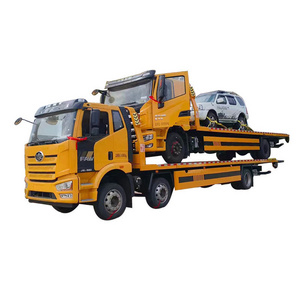 New type faw towing equipment rhd wrecker truck 20 ton flat bed tow truck