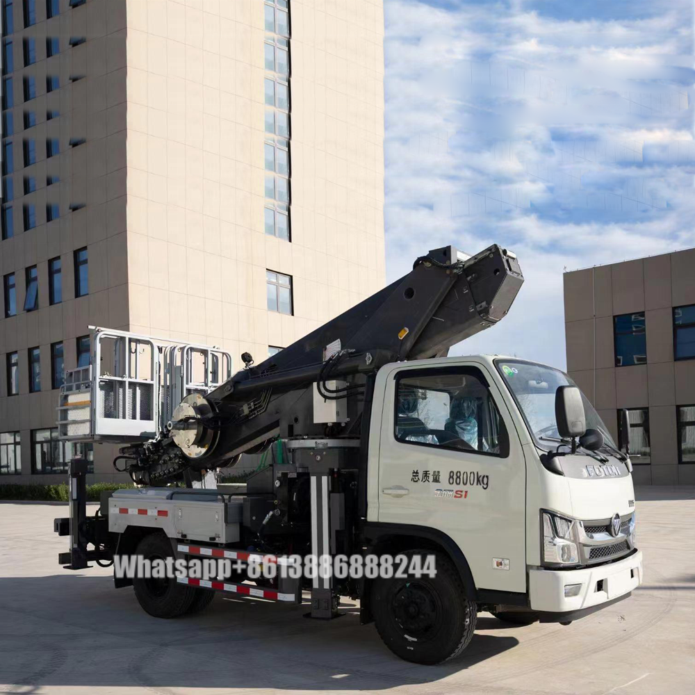 FOTON  29 m telescopic boom   lifting truck  bucket truck