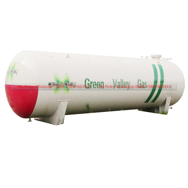 50000 Liters 25 Tons 5 M3-200 M3 LPG Cooking Gas Storage Tank Autogas Station Tank Low Price For Sales