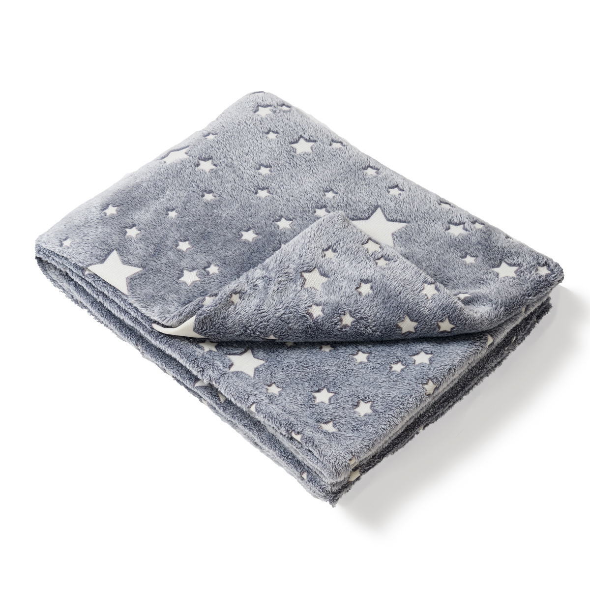 Custom luminous blanket Glow In The Dark Flannel stars Fleece Throw Blanket for winter