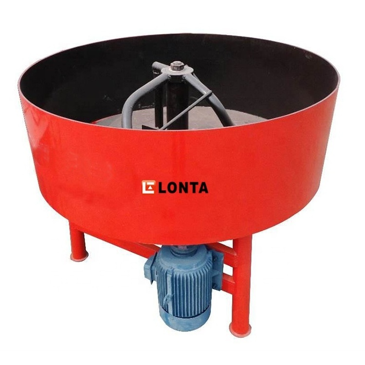 Efficiency mixing machinery concrete pan mixer JQ750 cement mixer machine for brick machine