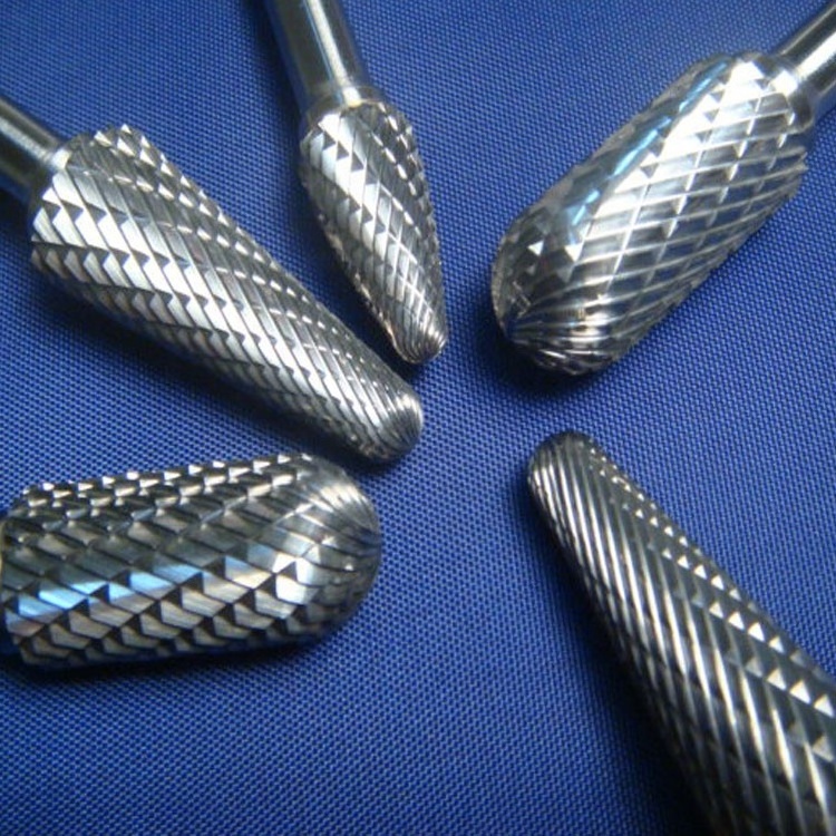 Customized manufacture double cut tungsten carbide burs for metal surface grinding bur SF-5