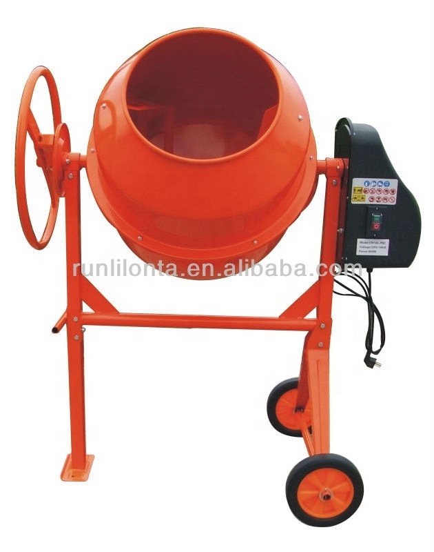 LONTA CM46 46L small home use  single three phase electric motor beton mortar concrete cement mixer for sale in Philippines