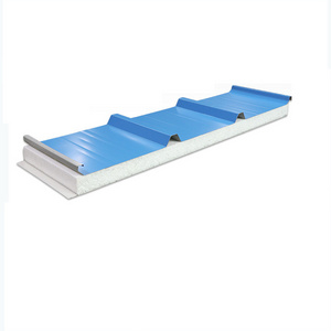 Corrugated EPS Styrofoam polystyrene Foam Steel Metal 50mm 75mm 100mm 150mm 200mm Ceiling  Roof Roofing Sandwich Panels Board