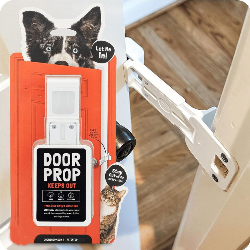 cat door holder latch retractable door latch to prevent dog access