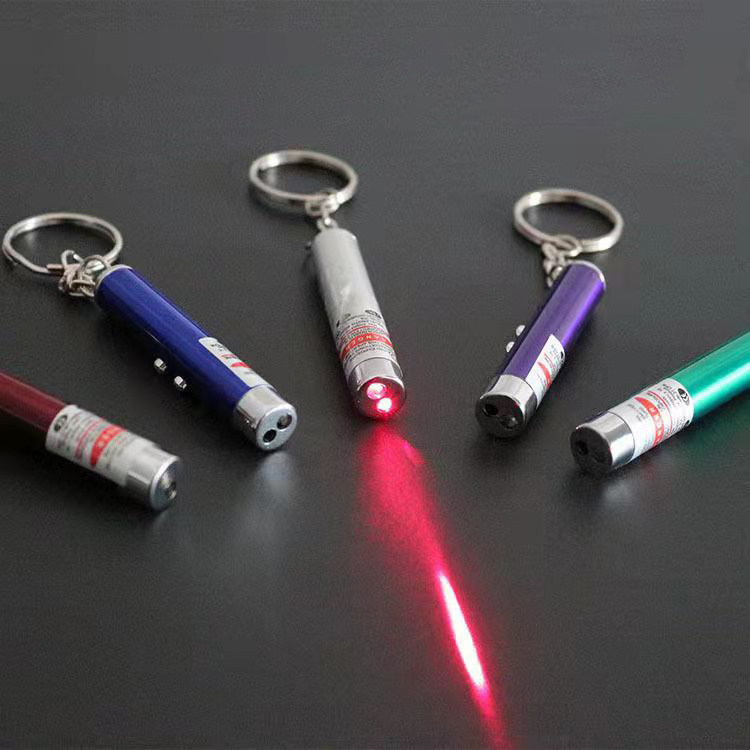 The Latest Environmentally fFriendly Alloy Material Lighting And Laser Two-in-one Design Of Laser Cat Toys