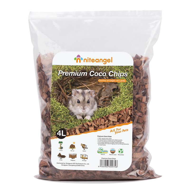 Hot Selling Natural Coconut Soil Large Pellets Comfortable and Breathable Hamster Bedding