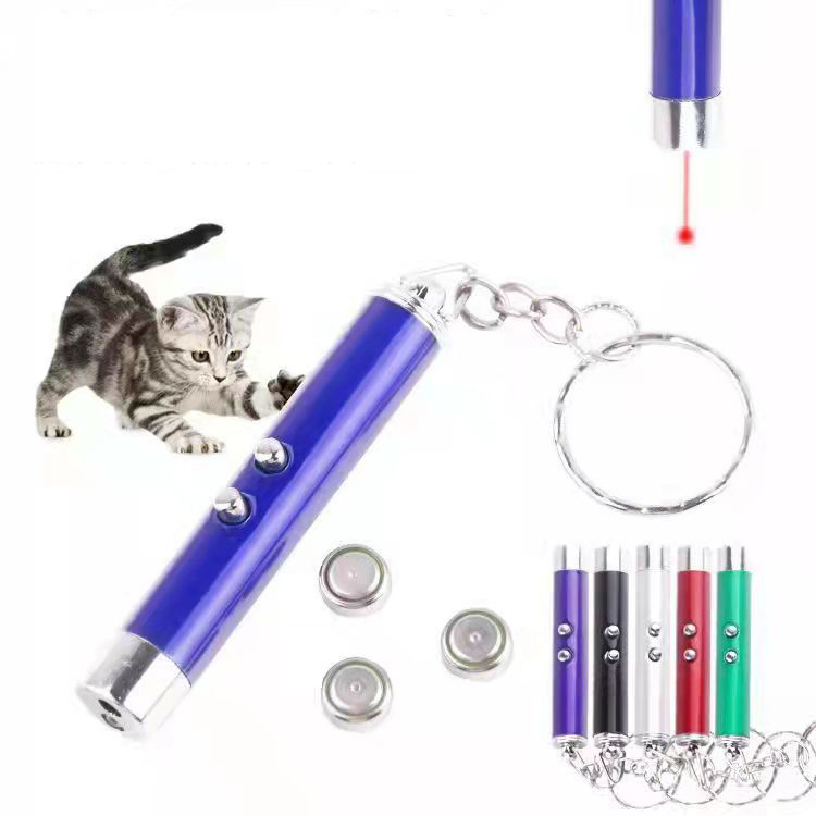 The Latest Environmentally fFriendly Alloy Material Lighting And Laser Two-in-one Design Of Laser Cat Toys