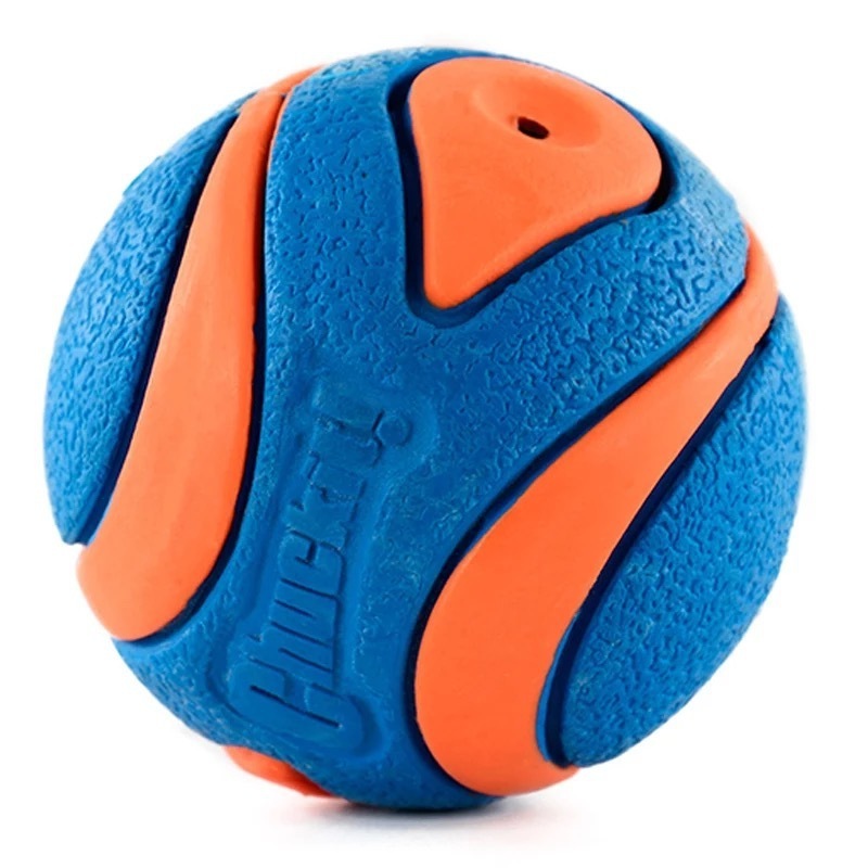 Hot Selling Environmentally Friendly Plastic Material Bite Resistant And Wear-resistant Rubber Toys Sports Ball