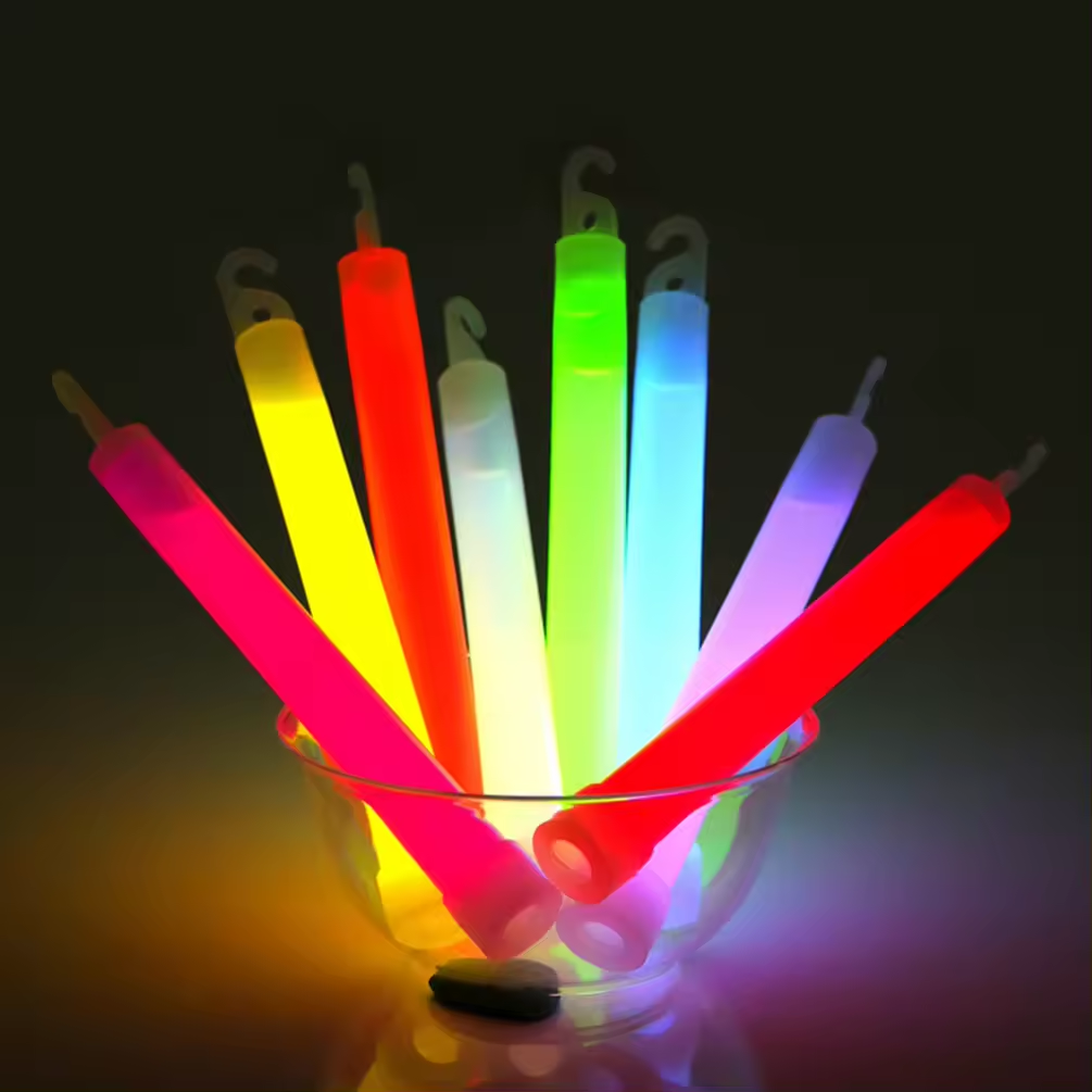 Ultra Bright Orange 12 Hour 6 Inch Chem Light Sticks 6'' Glow Sticks for Party Emergency