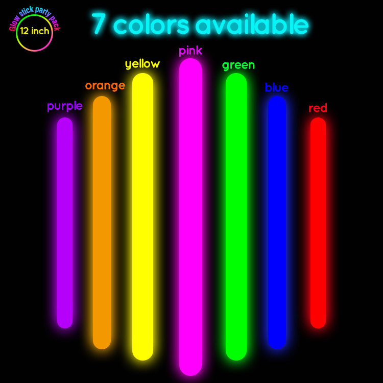 Green Ultra Bright 12 Inch Glow Stick Bulk Glow in The Dark Bright Large Glow Stick for Camping Survival Kit Accessories