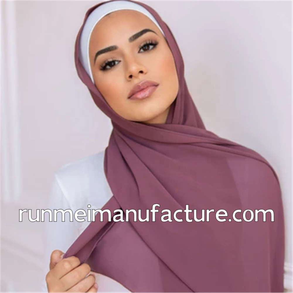 Chiffon Hijab Muslim Scarf Fashion Factory Abaya Telekun Heavy Hijabs Shawl Lot Islamic NEW for Women Solid Arrival 70*180cm