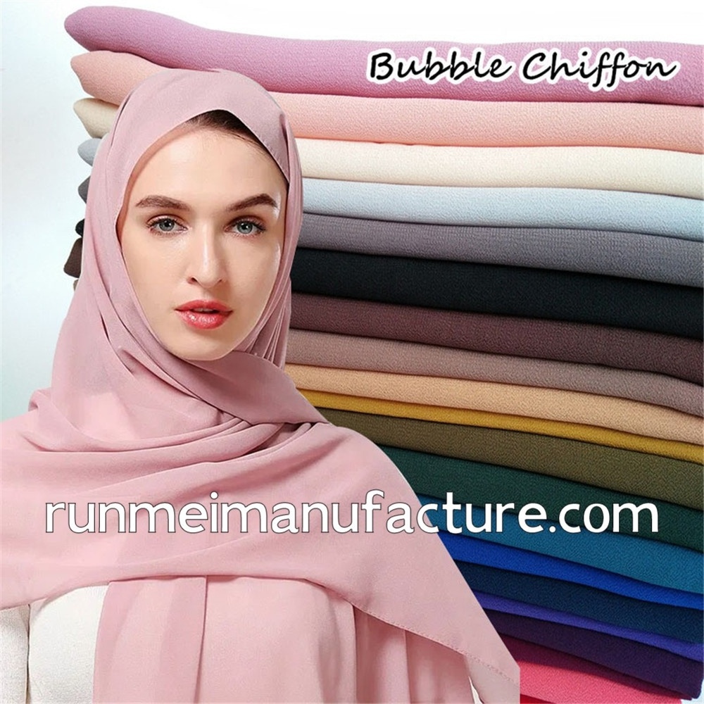 Chiffon Hijab Muslim Scarf Fashion Factory Abaya Telekun Heavy Hijabs Shawl Lot Islamic NEW for Women Solid Arrival 70*180cm