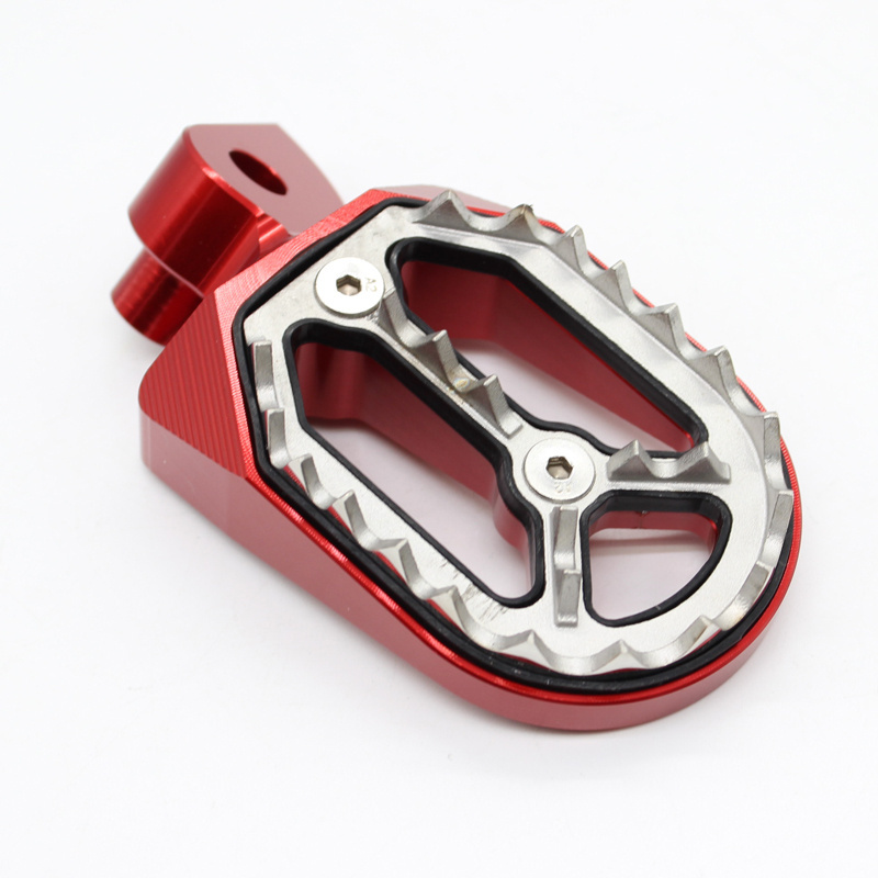 Top and hot sale machined CNC aluminum alloy high quality off road part pit dirt bike pegs YZ85 125 250