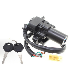 Single Ignition switch for kawasaki motorcycle lock alloy plastic runmei factory part