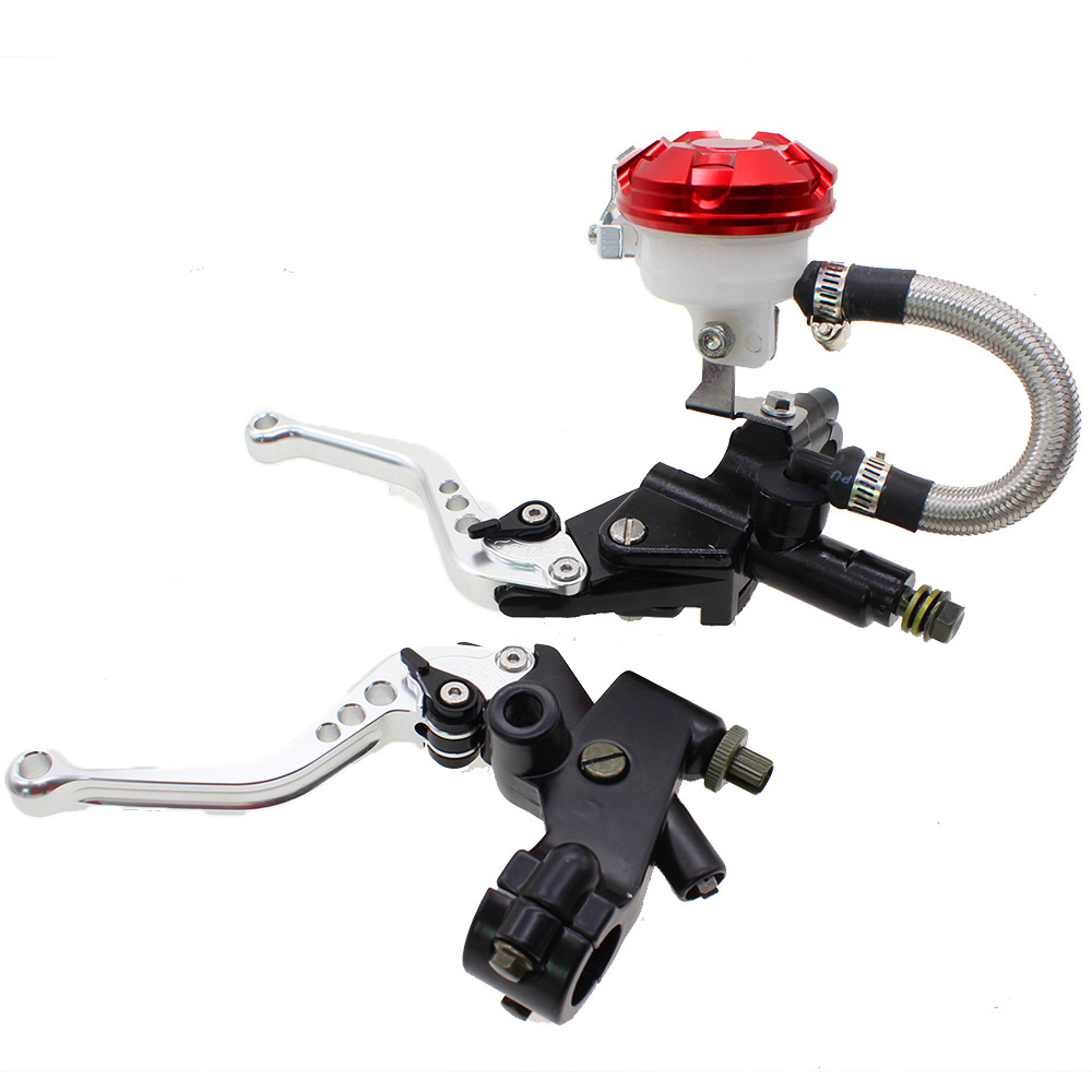 High quality CNC aluminum Master Cylinder lever part hydraulic lever brake set for motorcycle parts for honda c