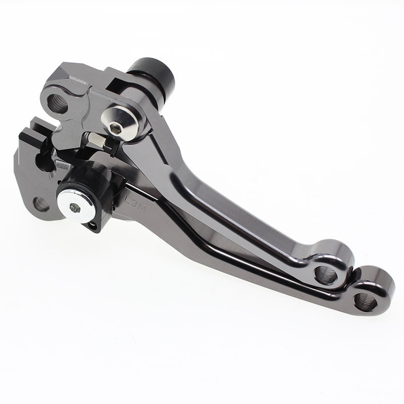 Anodized treatment billet aluminum cnc racing brake clutch levers for HUSQVARNA pivot dirt bike best selling in ebay