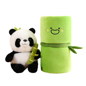 Wholesale Custom Cute Panda Doll New Bamboo Panda Plush Toy Magic Bamboo Panda Children Toy Plush Toy