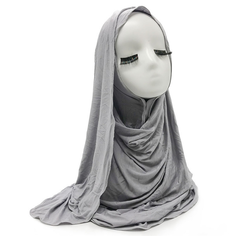 High Quality Premium Jersey Scarf Kuwaiti Modal Hijab For Muslim Women