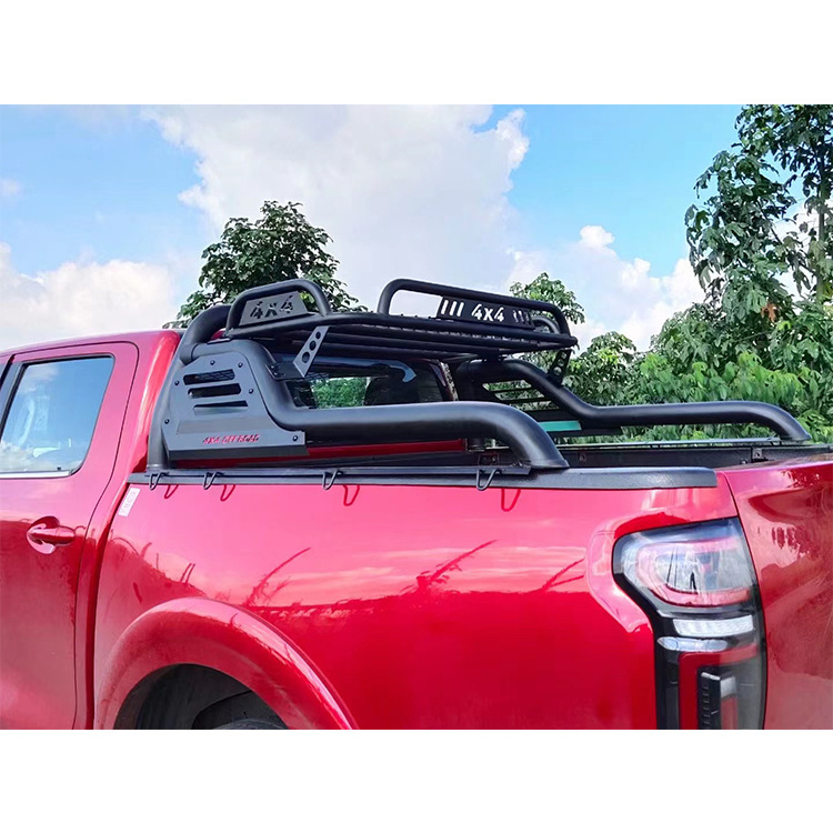 Other exterior accessories Pick up trucks sport roll bar with roof rack for Nissan navara 2020