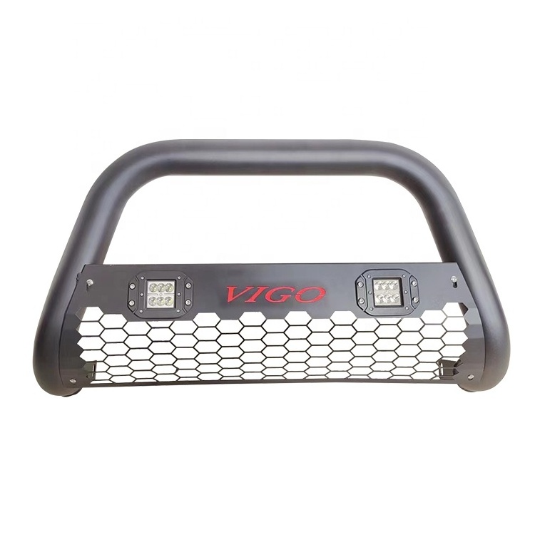 OEM Modified Metal Stainless Bull Bar Bumper Front Grille Guard for Toyota Hilux Vigo Revo Rocco 1994-2022