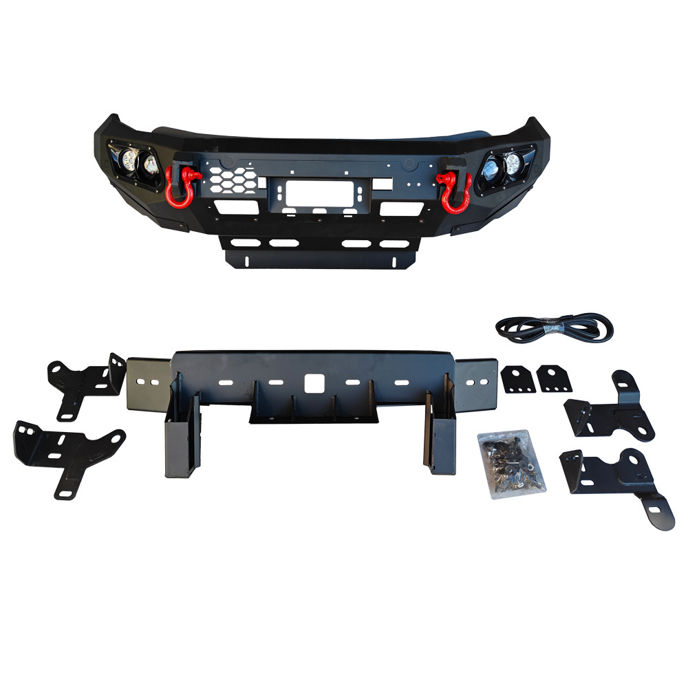 Guangdong Modification Body Kit Protection Steel Car Front Bumper for Japanese Mitsubishi Triton L200