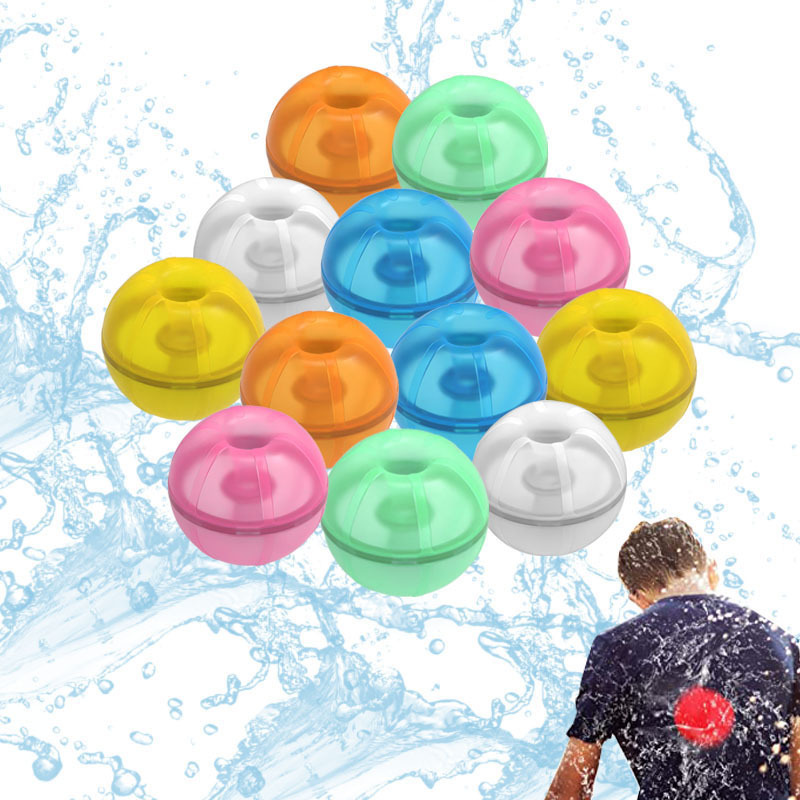 Hot sale reusable water bomb balloons Summer pool toy fill self sealing silicone water balls