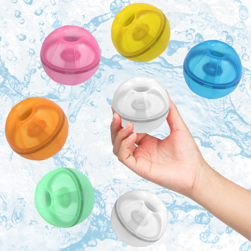 Hot sale reusable water bomb balloons Summer pool toy fill self sealing silicone water balls