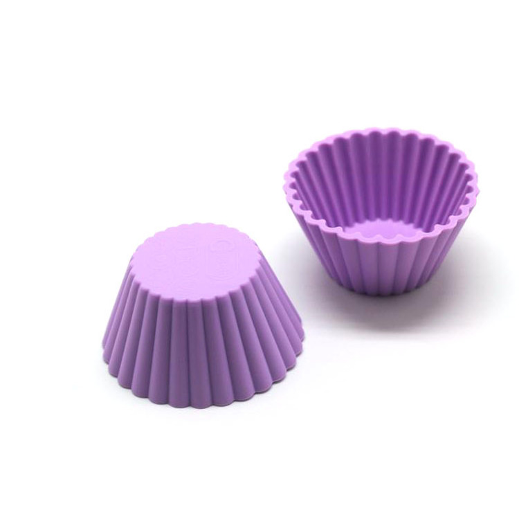 Food Grade Silicone Milti-Color baking cake mold  Muffin Cupcake Mould