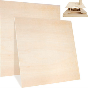 Basswood Sheets 1/16,8x12 Inch Thin Balsa Wood Easy to Cutting Unfinished Plywood for Cricut Maker