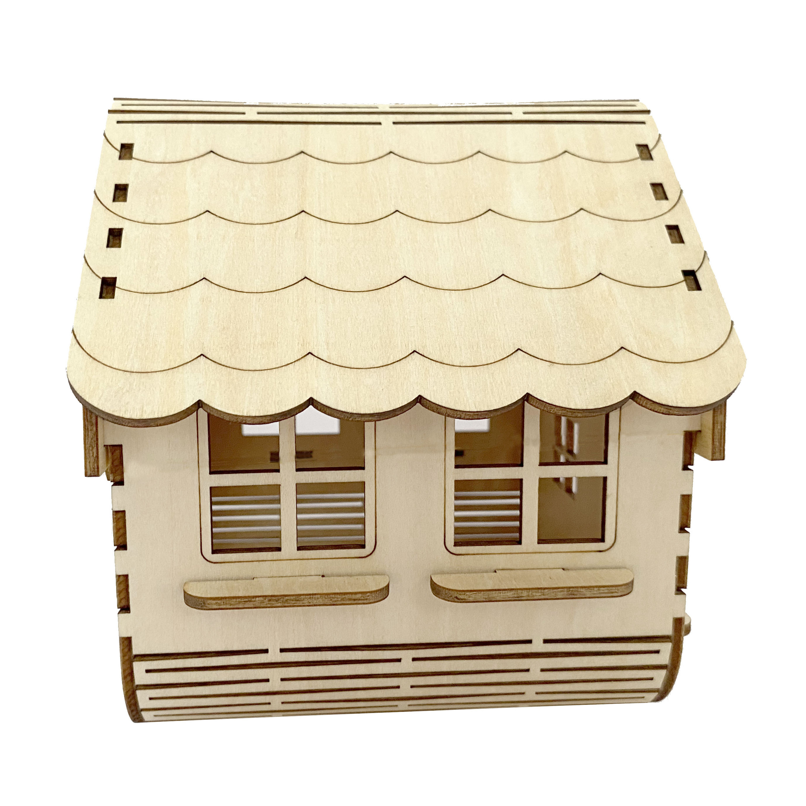 RN Wood Laser Cut Christmas Village Houses Village for Plasma DIY Project Funny Kids